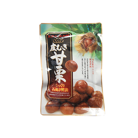 Processing sweet chestnuts into specialty snacks.